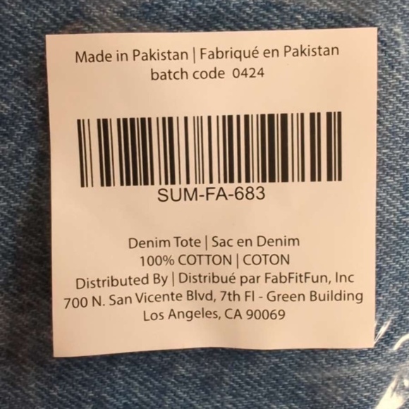 Summer Rose Oversized Stonewash Denim Tote Bag - Plain No Posies Appliques - Picture 4 of 5